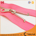 Bag Parts & Accessories closed end #5 silver plated brass metal zipper 80cm
